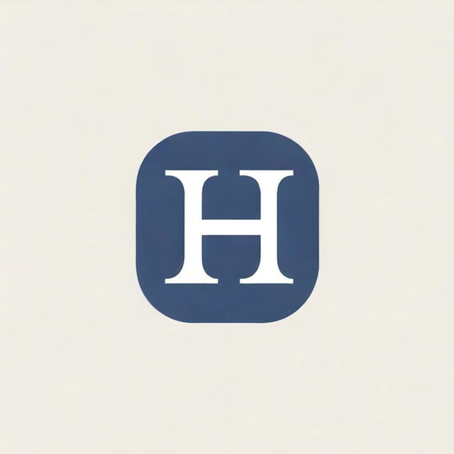 A professional logo design featuring the initials H.A in a sophisticated and modern style