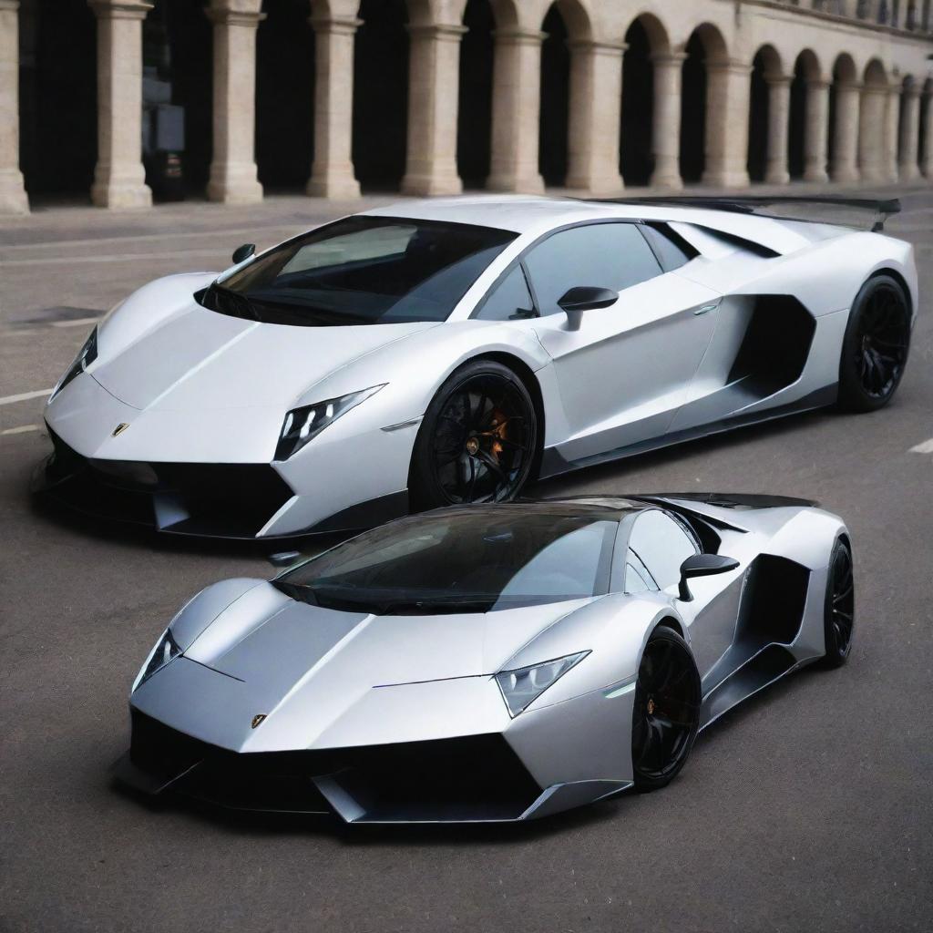 A fusion of a Lamborghini and a Devel Sixteen, possessing the sleekness of a Lamborghini and the power of a Devel Sixteen