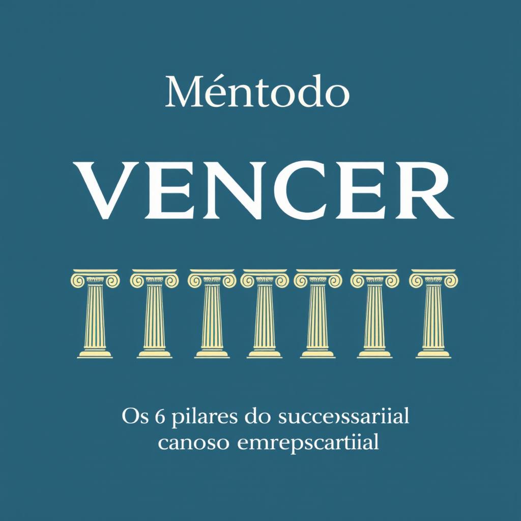 Book cover art for "Método VENCER - Os 6 pilares do sucesso empresarial"