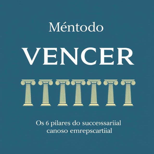 Book cover art for "Método VENCER - Os 6 pilares do sucesso empresarial"