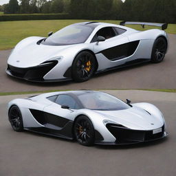 A hybrid of a McLaren supercar and a Devel Sixteen, showcasing the best features of both in an unprecedented fusion