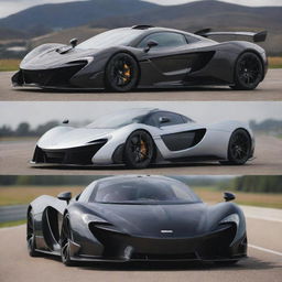 A hybrid of a McLaren supercar and a Devel Sixteen, showcasing the best features of both in an unprecedented fusion