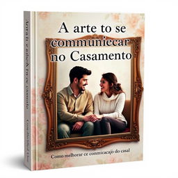 An ebook cover with the title "A arte de se comunicar no Casamento" and the subtitle "Como melhorar a comunicação do casal"