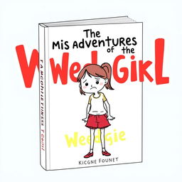 A book cover illustration featuring the title "The Misadventures of the Wedgie Girl"