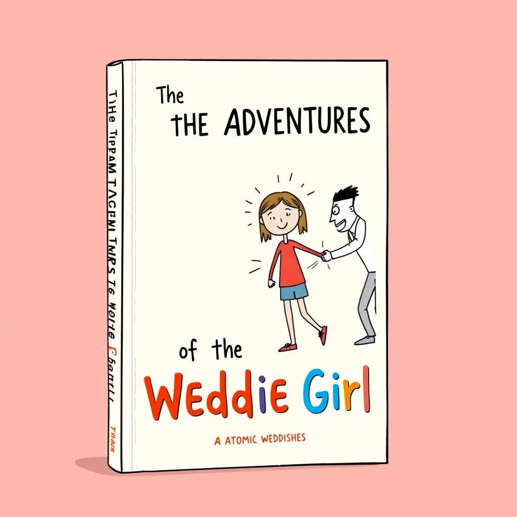 A book cover illustration featuring the title "The Misadventures of the Wedgie Girl"