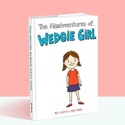 A book cover illustration featuring the title "The Misadventures of the Wedgie Girl"