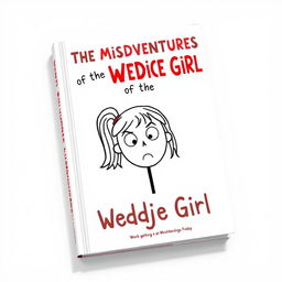 A book cover illustration featuring the title "The Misadventures of the Wedgie Girl"