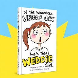 A book cover illustration featuring the title "The Misadventures of the Wedgie Girl"