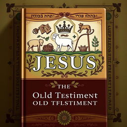 A refined and scholarly book cover focusing on the theme of Jesus fulfilling the Old Testament, without depicting His face