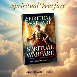 A captivating Christian book cover for 'Spiritual Warfare' by Dag Heward-Mills