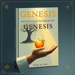 A scholarly book cover capturing how Jesus fulfills the Book of Genesis