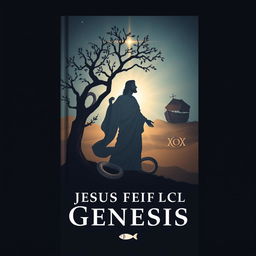 A scholarly book cover illustrating how Jesus fulfills the Book of Genesis