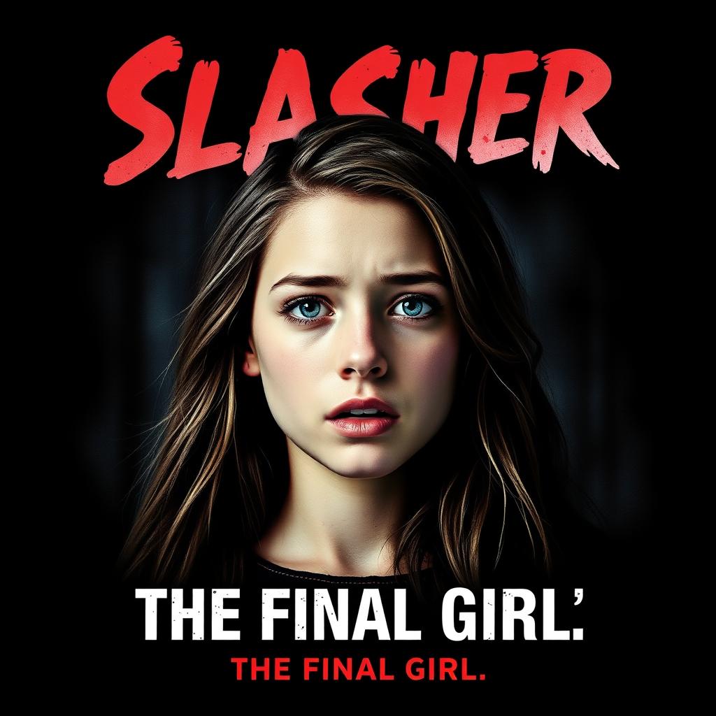 A slasher horror movie poster featuring Emily as the central character