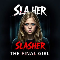 A slasher horror movie poster featuring Emily as the central character