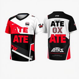 Modern and cool jersey design with short sleeves, inspired by the K-pop theme of Stray Kids' album "ATE"