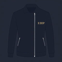 Design a simple and elegant class jacket for X BDP with a classic fit