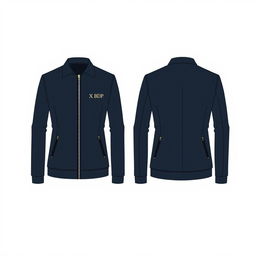 Design a simple and elegant class jacket for X BDP with a classic fit