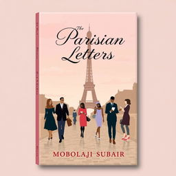 Book cover design for 'The Parisian Letters' by Mobolaji Subair