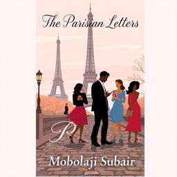 Book cover design for 'The Parisian Letters' by Mobolaji Subair