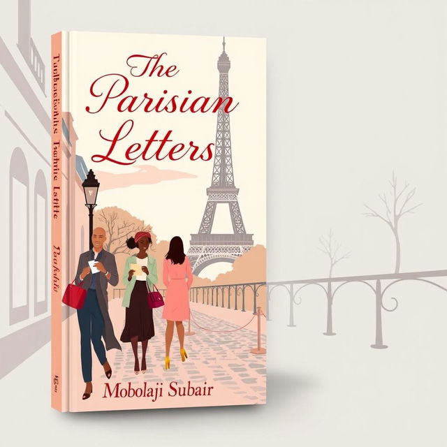 Book cover design for 'The Parisian Letters' by Mobolaji Subair