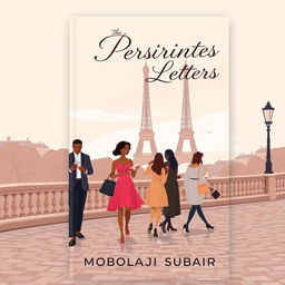 Book cover design for 'The Parisian Letters' by Mobolaji Subair