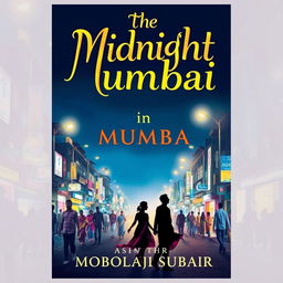 Book cover design for 'The Midnight in Mumbai' by Mobolaji Subair