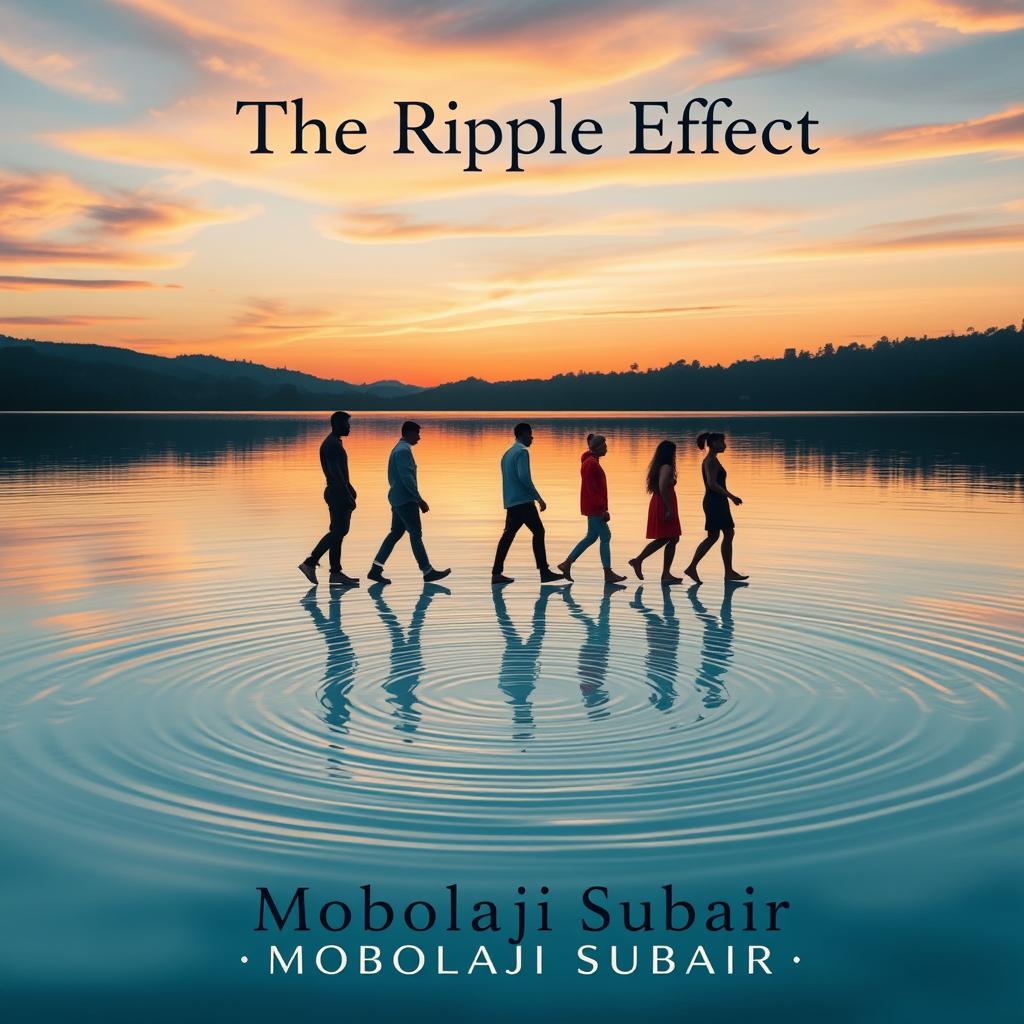 Book cover design for 'The Ripple Effect' by Mobolaji Subair