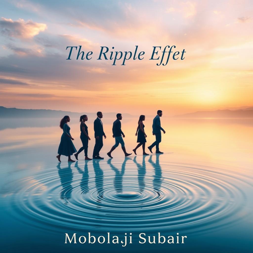 Book cover design for 'The Ripple Effect' by Mobolaji Subair