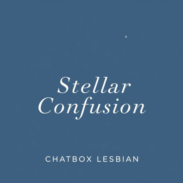 Sapphic romance book cover featuring minimalist design elements