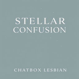 Sapphic romance book cover featuring minimalist design elements