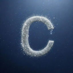 A silver magical wand with sparkles surrounding it, forming the letter C in a flurry of magic.