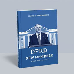 A book cover design for a biography of a new DPRD member