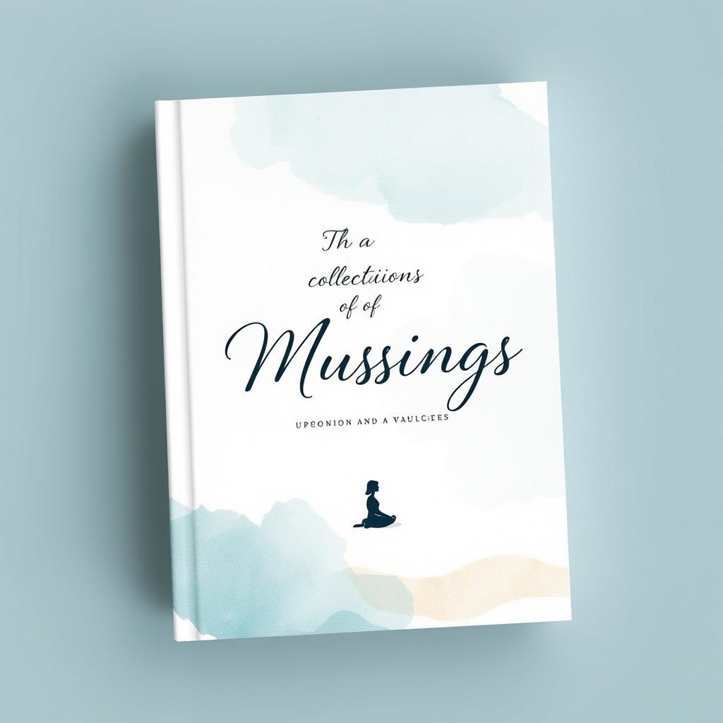 An elegant and inspiring book cover design for a collection of musings