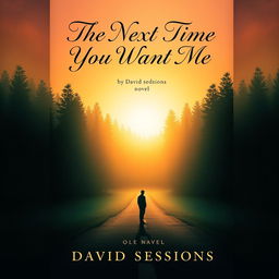 Cover of a novel titled 'The Next Time You Want Me' by David Sessions