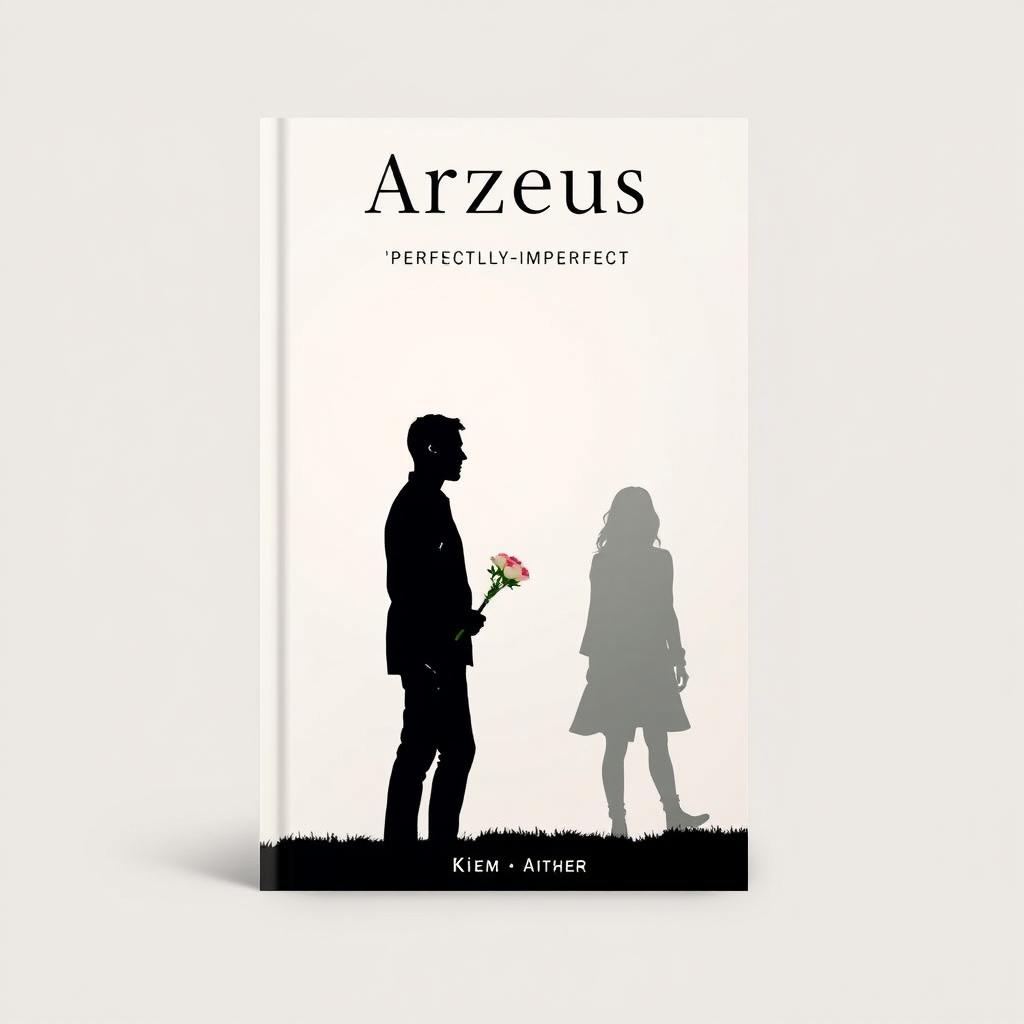 A minimalist book cover featuring a central focus on Arzeus