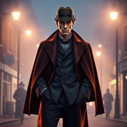 A modern, stylish interpretation of Sherlock Holmes