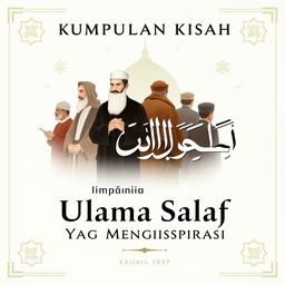 Cover of a book titled 'Kumpulan Kisah Ulama Salaf Yang Menginspirasi'