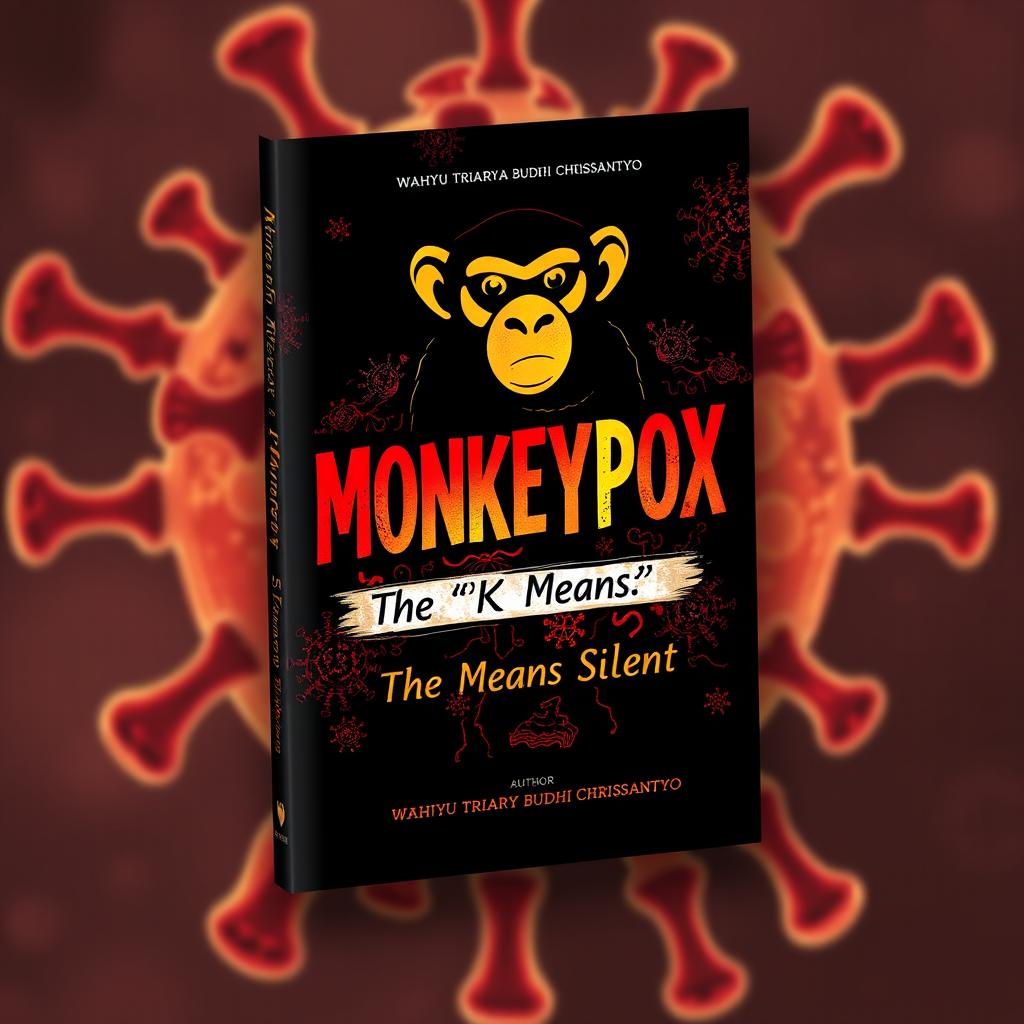 A captivating book cover titled 'Monkeypox: The 'K' Means Silent'