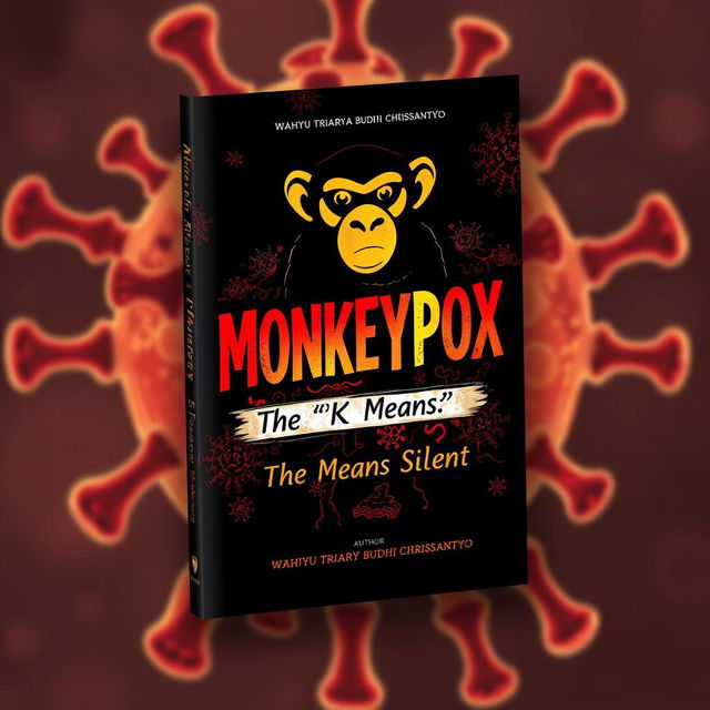 A captivating book cover titled 'Monkeypox: The 'K' Means Silent'