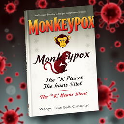 A captivating book cover titled 'Monkeypox: The 'K' Means Silent'