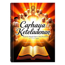 Cover of a book titled "Cahaya Keteladanan: Kisah & Petuah dari Para Pendahulu"