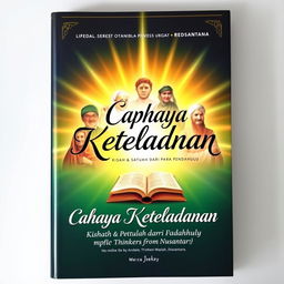 Cover of a book titled "Cahaya Keteladanan: Kisah & Petuah dari Para Pendahulu"