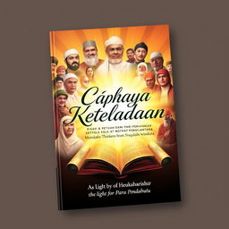 Cover of a book titled "Cahaya Keteladanan: Kisah & Petuah dari Para Pendahulu"