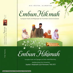 Cover of a book titled "Embun Hikmah: Kumpulan Kisah dan Wejangan dari Zaman ke Zaman"