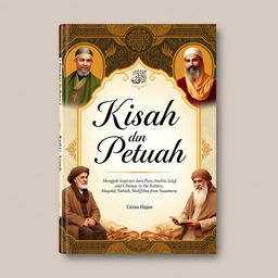 Cover of a book titled "Kisah dan Petuah: Menggali Inspirasi dari Para Anbiya dan Ulama"