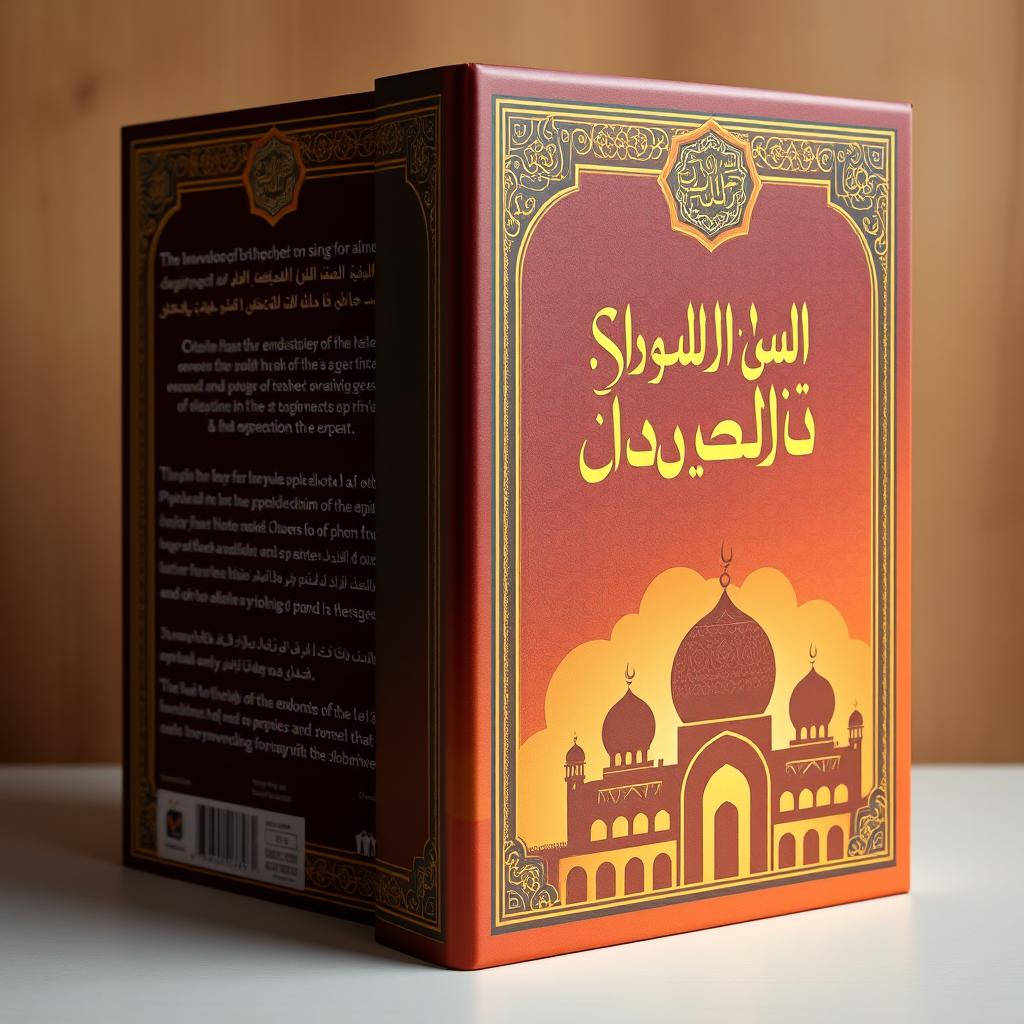 A captivating book cover design for a collection of inspiring stories and wise sayings from prophets, companions, and scholars