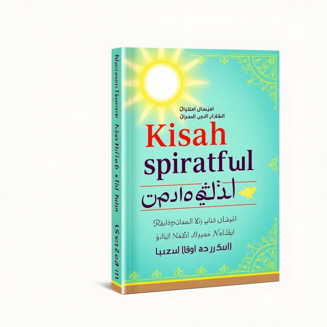 A bright and appealing book cover design for the title "Kumpulan Kisah Inspiratif & Petuah Bijak Para Nabi, Sahabat, dan Ulama