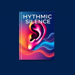 A book cover titled "Rhythmic Silence" featuring an ear prominently