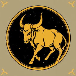 Taurus, the second sign of the zodiac, is symbolized by the Bull and ruled by the planet Venus, which represents beauty, love, and stability