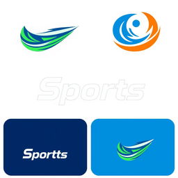 A logo design for a social media platform focused on sports